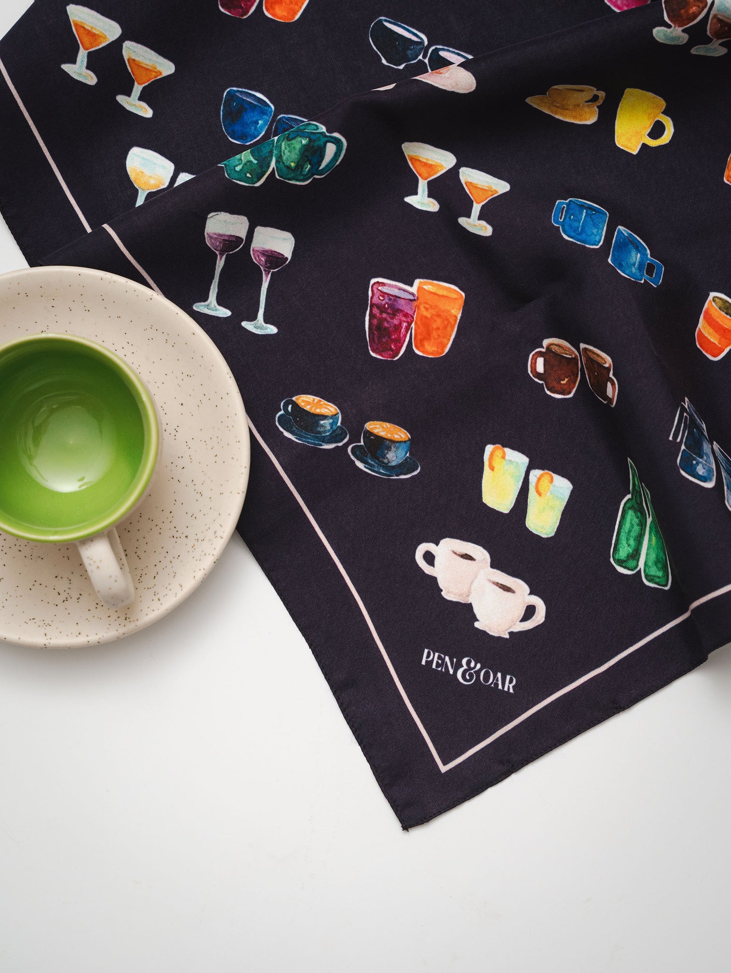 Midnight Conversation Starters Silk Scarf