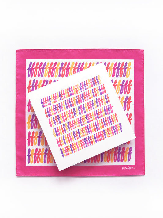 F Pocket Square